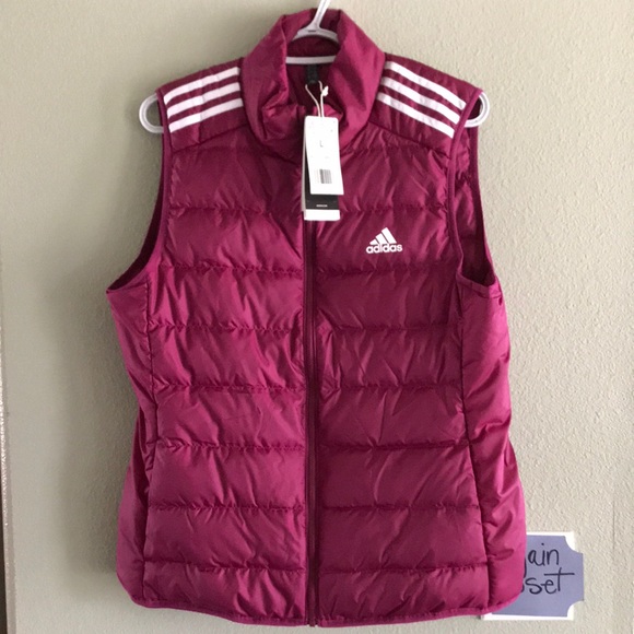 New Adidas Womens Puffer Sports Vest 